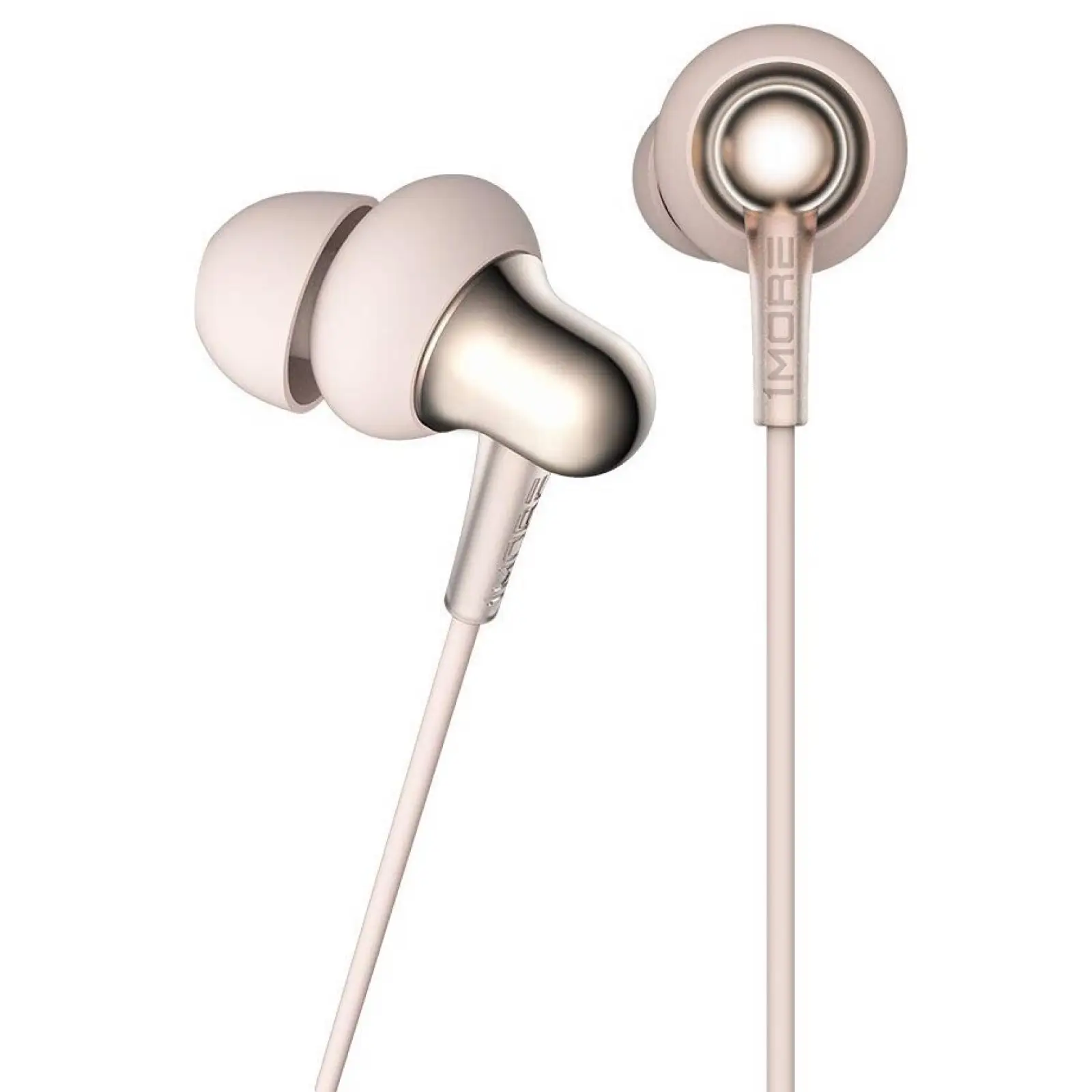 Наушники 1MORE Stylish Dual-dynamic Driver Mic Gold (E1025-GOLD)