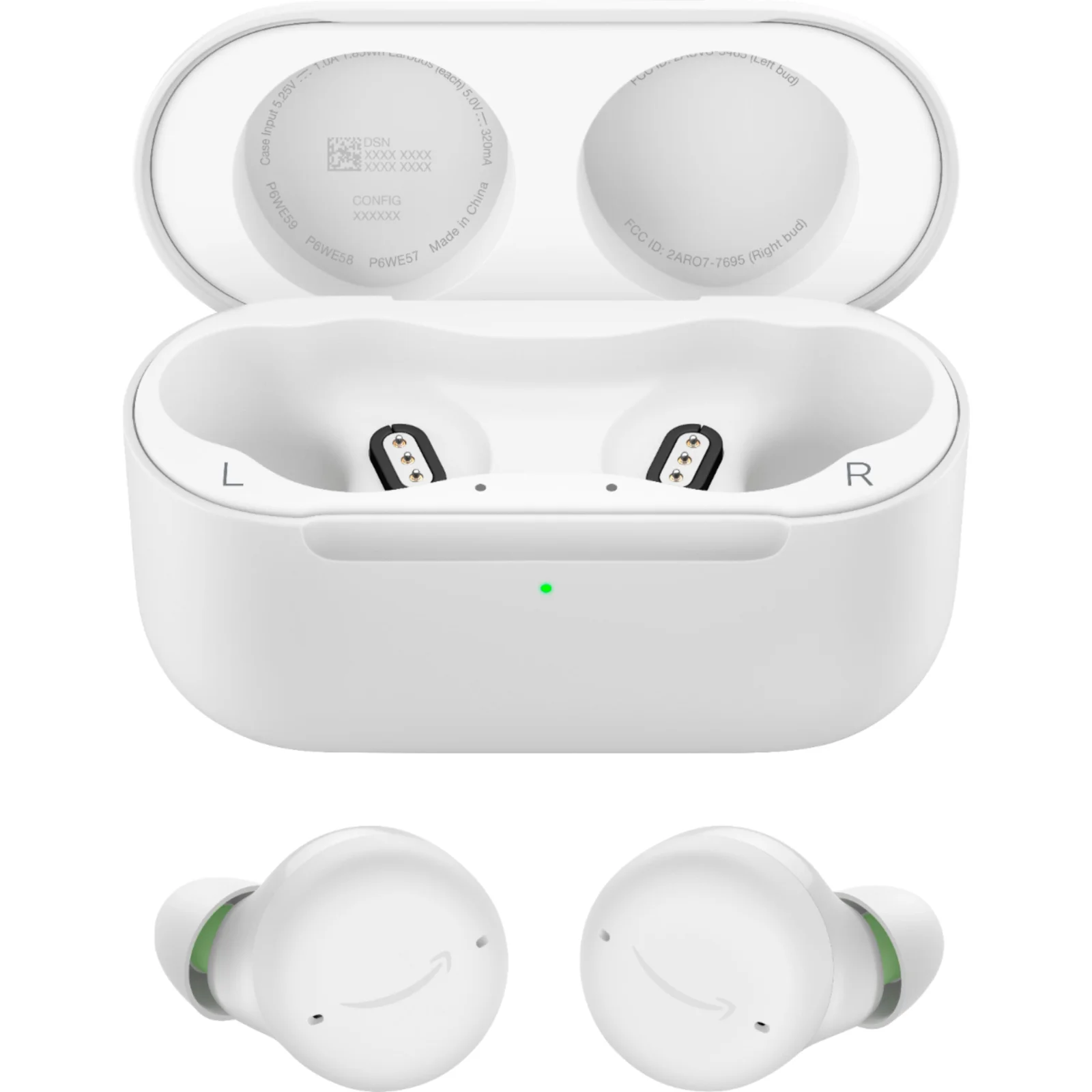 Навушники TWS Amazon Echo Buds (2nd Gen) Glacier White