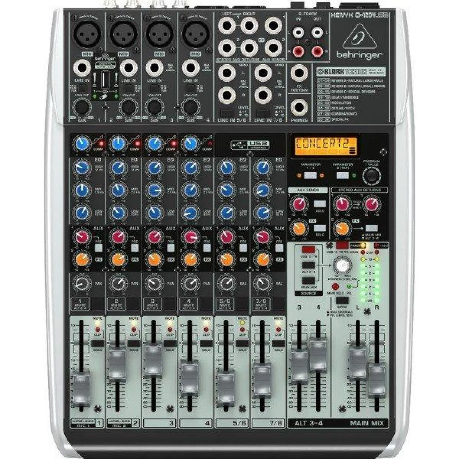 Мікшерний пульт Behringer XENYX QX1204USB