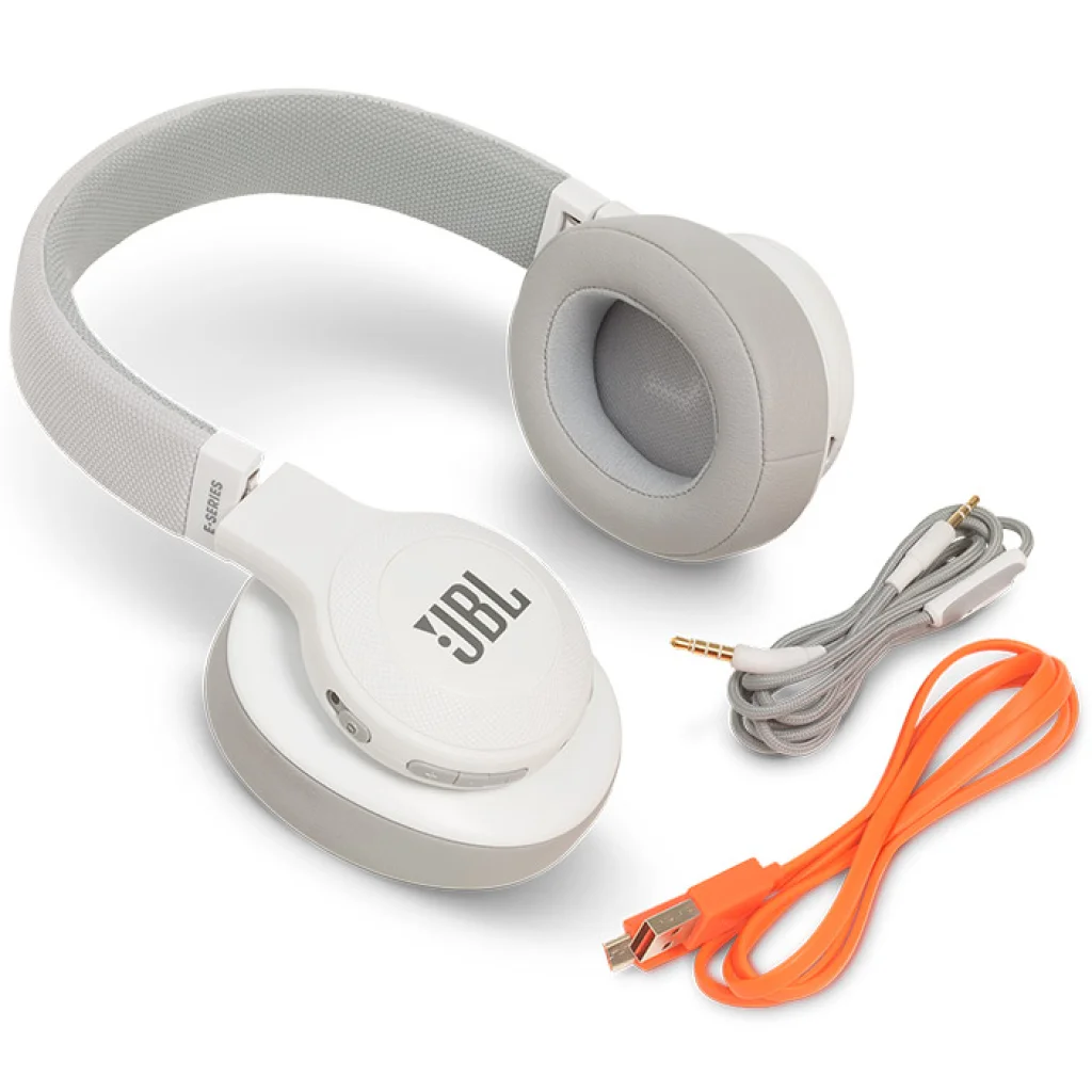 Наушники JBL E55BT White (JBLE55BTWHT) UA