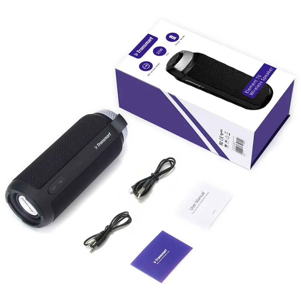 Портативная колонка Tronsmart Element T6 Portable Bluetooth Speaker Black