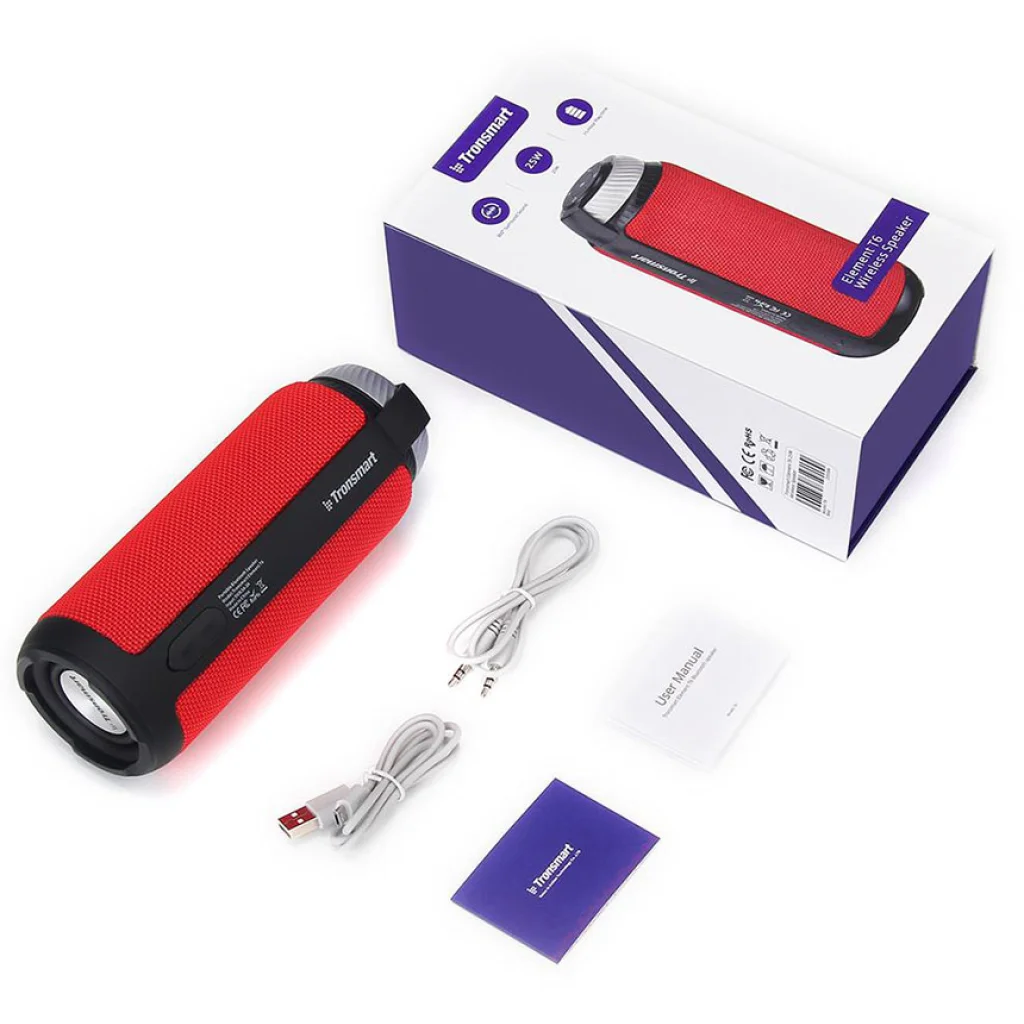 Портативная колонка Tronsmart Element T6 Portable Bluetooth Speaker Red