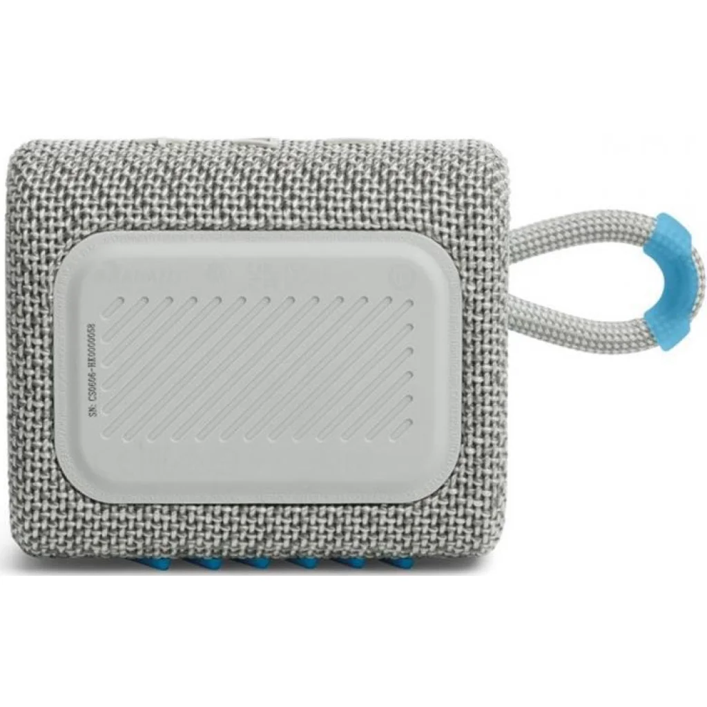 Портативна колонка JBL GO 3 Eco White (JBLGO3ECOWHT)