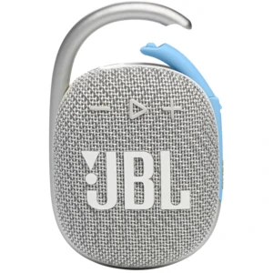 Портативна колонка JBL Clip 4 Eco White (JBLCLIP4ECOWHT) UA