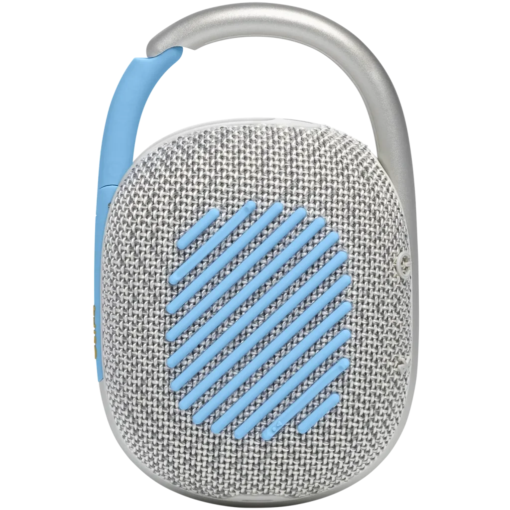Портативна колонка JBL Clip 4 Eco White (JBLCLIP4ECOWHT) UA