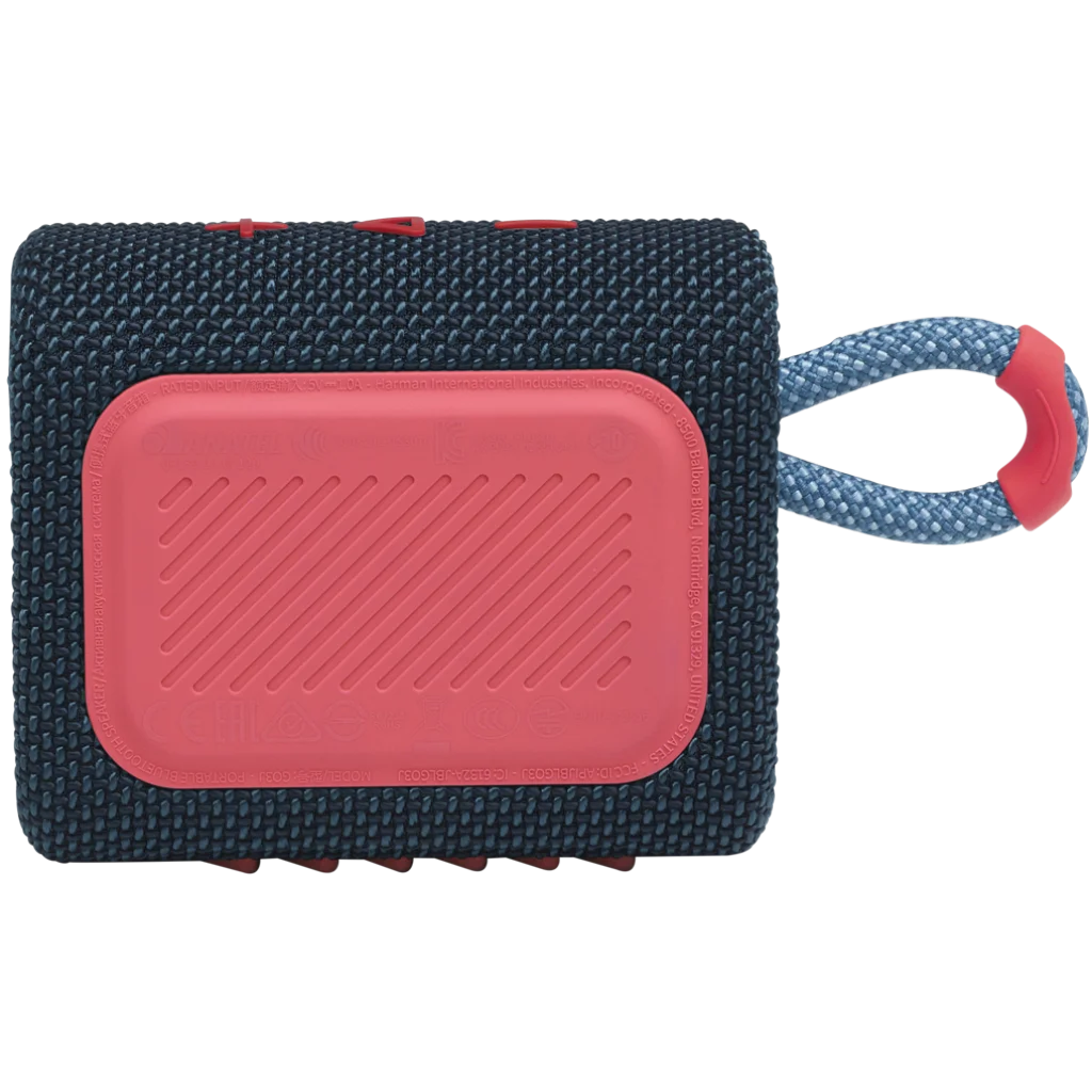 Портативна колонка JBL GO 3 Blue Coral (JBLGO3BLUP)UA