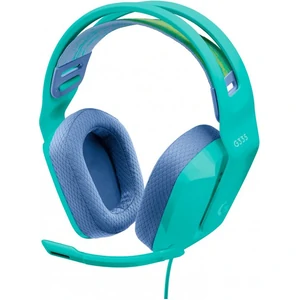 Колір: Зелений - Навушники Logitech G335 Wired Gaming Mint (981-001024)
