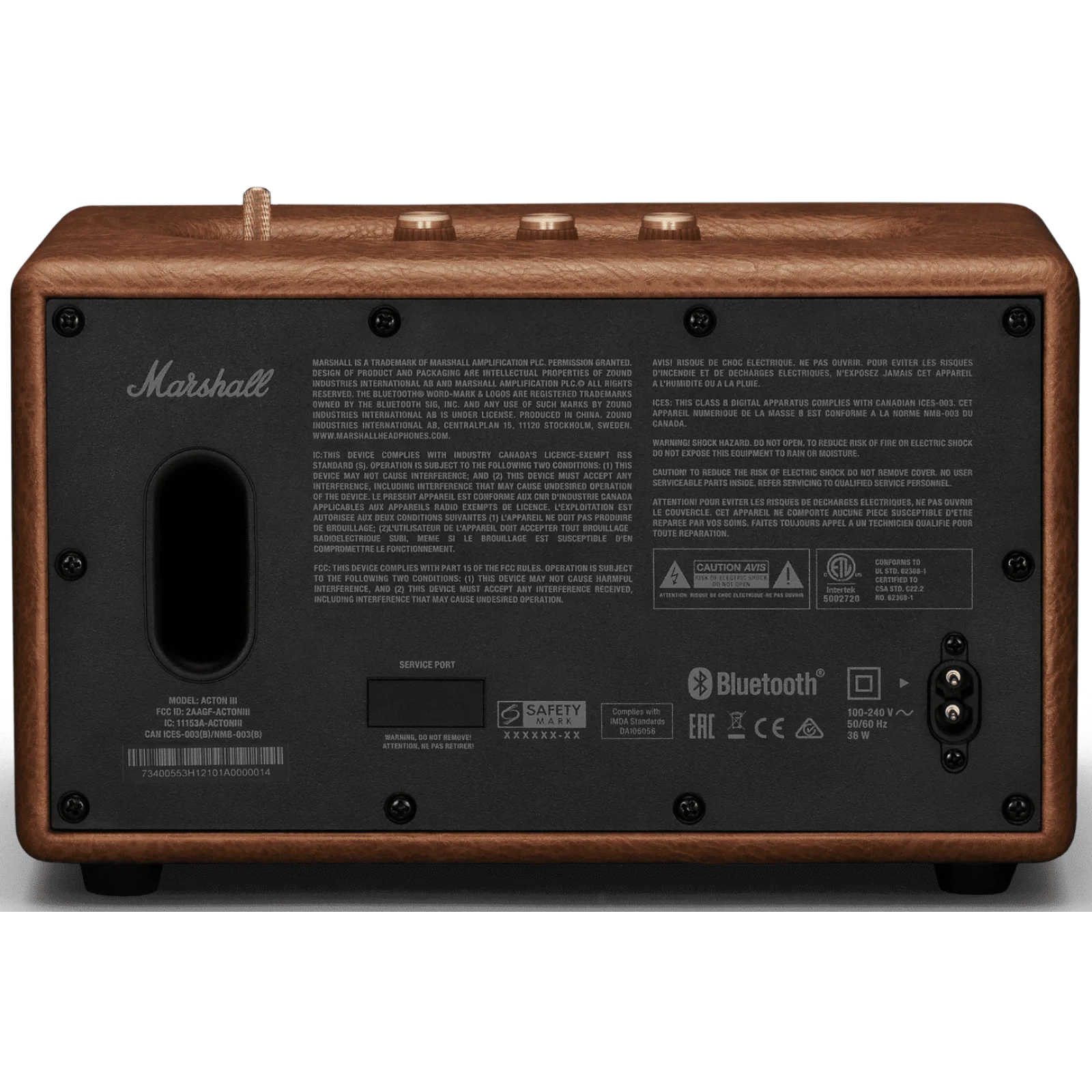 Акустична система Marshall Acton III Bluetooth Brown (1006075)