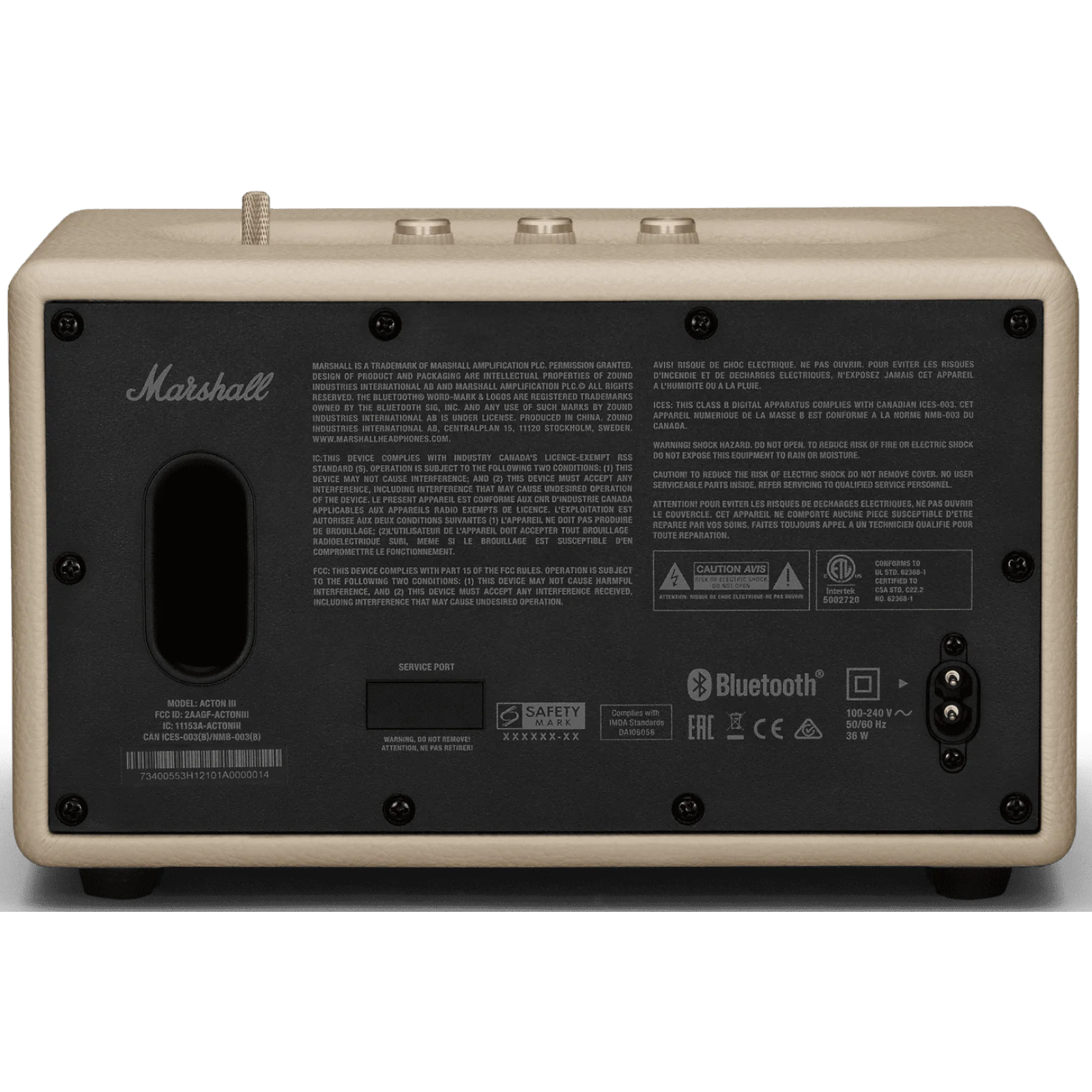 Акустична система Marshall Acton III Bluetooth Cream (1006005)