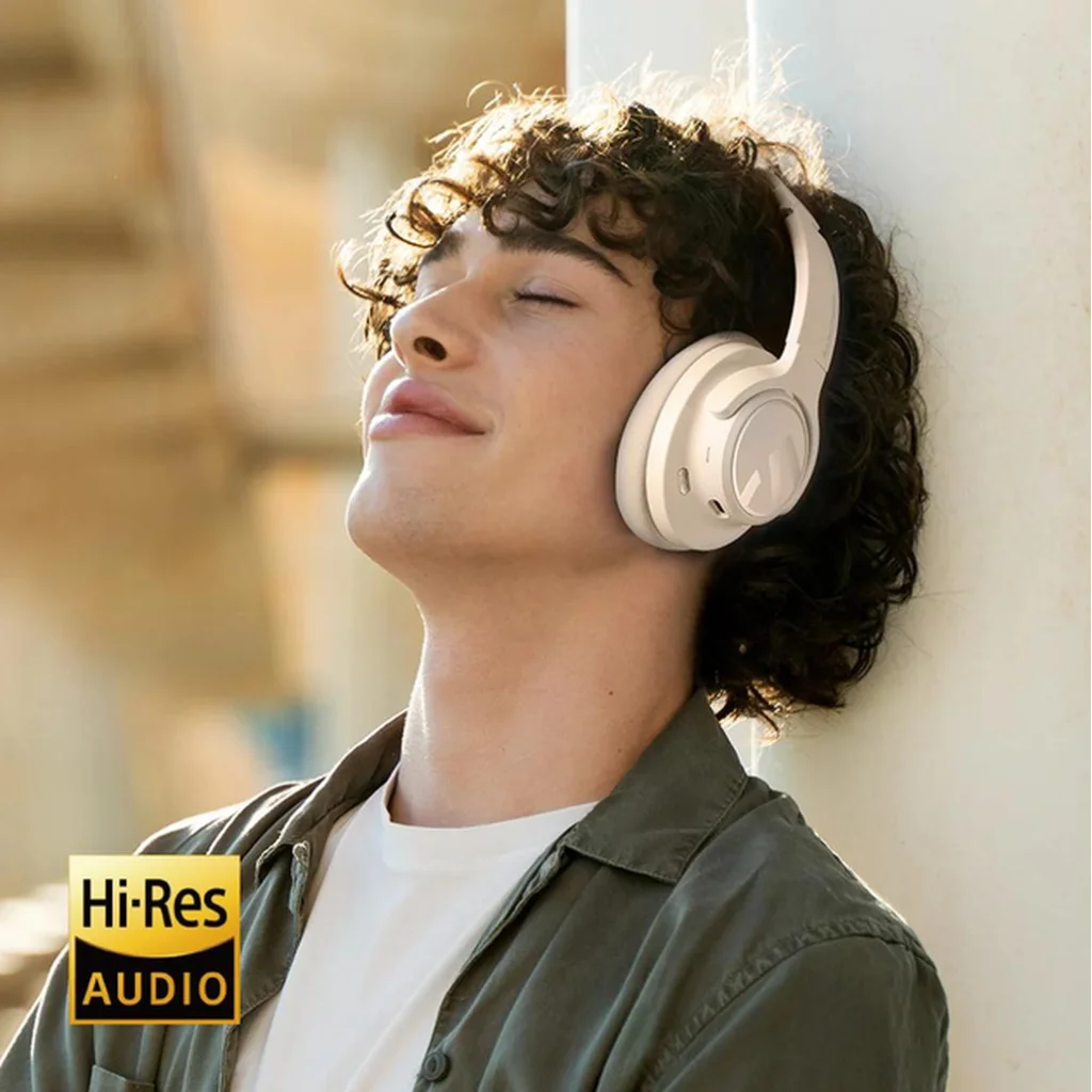 Навушники SoundPeats Space Beige