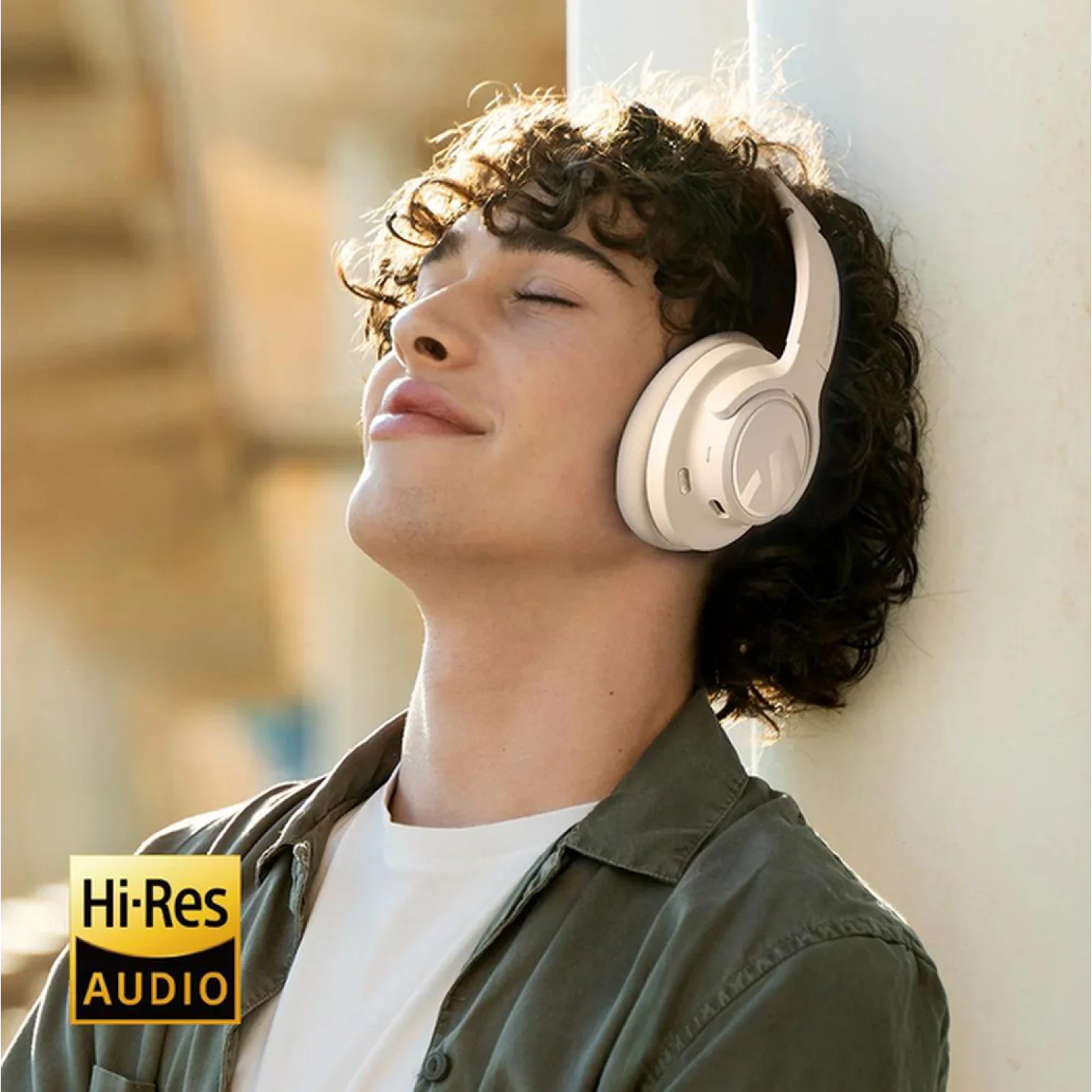 Навушники SoundPeats Space Beige