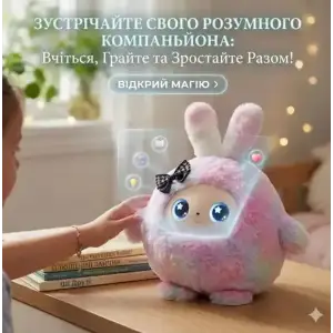 Интерактивная мягкая игрушка Smart Baby AI TOYS Зайчонок Pink (001012782694)