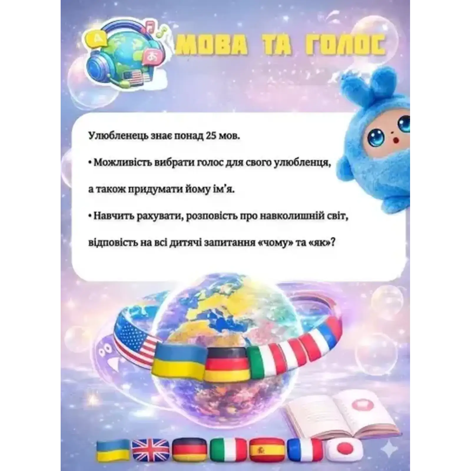 Интерактивная мягкая игрушка Smart Baby AI TOYS Медвежонок White (001012782700)