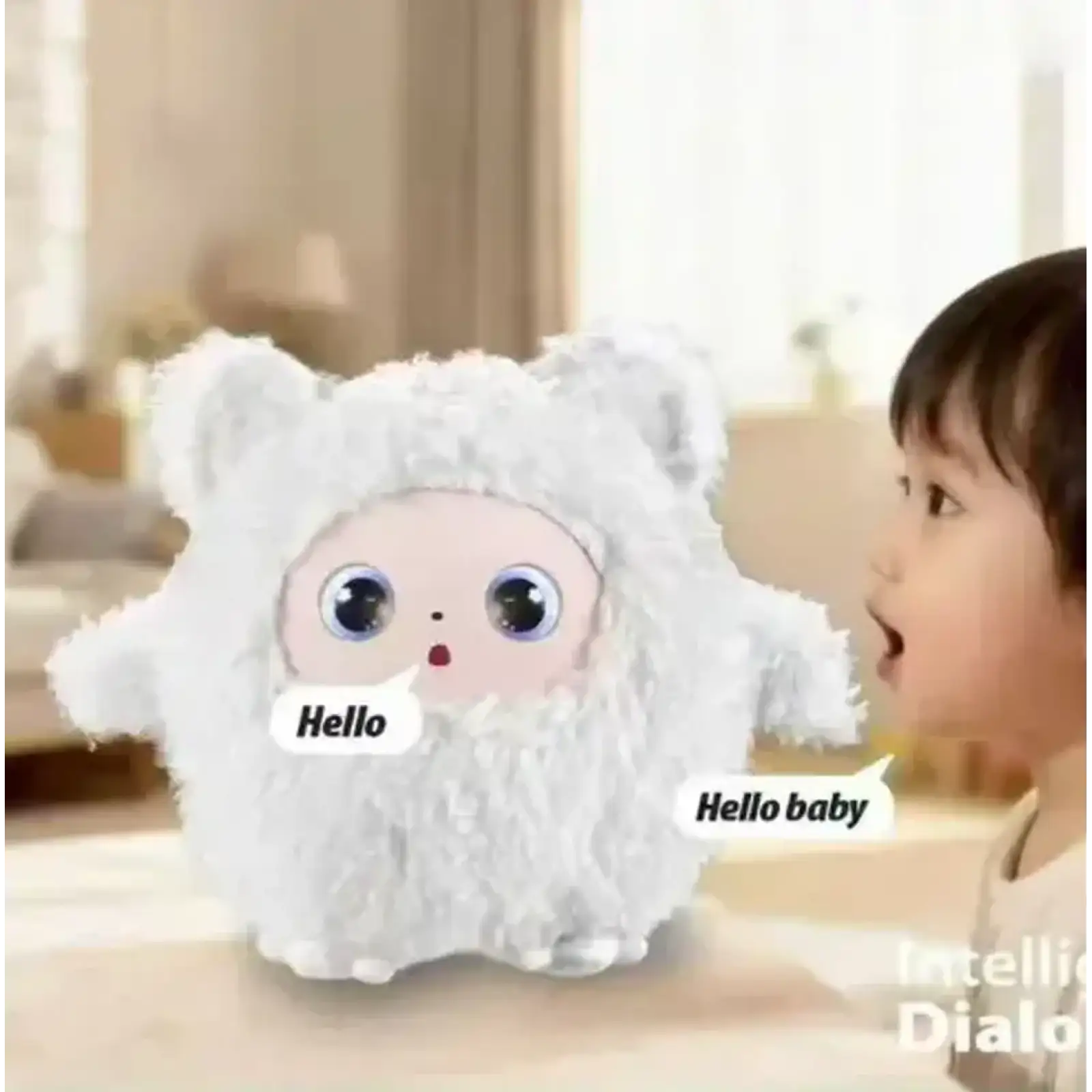 Интерактивная мягкая игрушка Smart Baby AI TOYS Медвежонок White (001012782700)