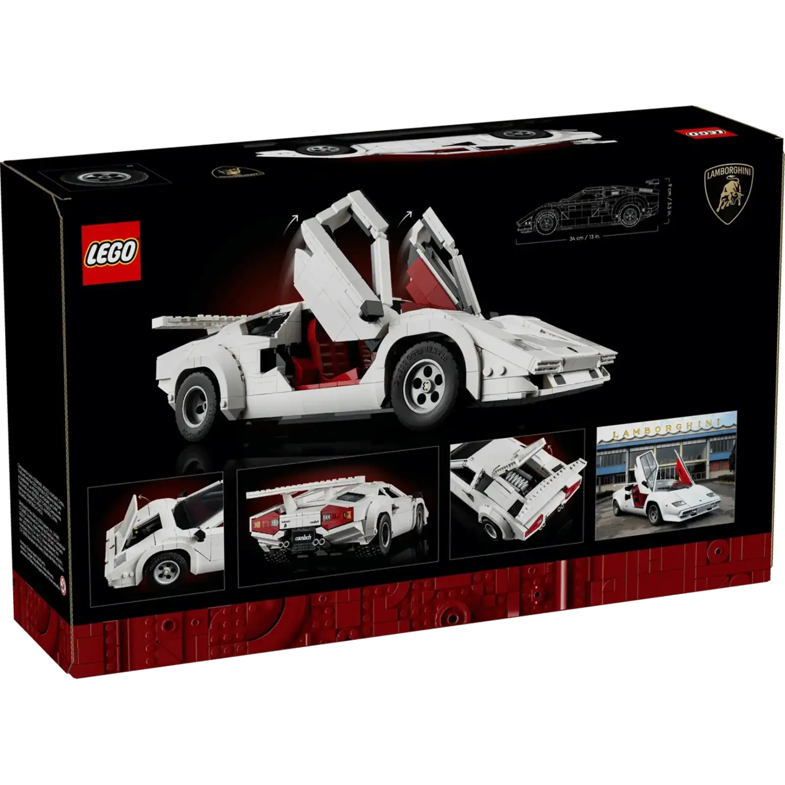 Конструктор LEGO Icons Lamborghini Countach 5000 Quattrovalvole (10337)