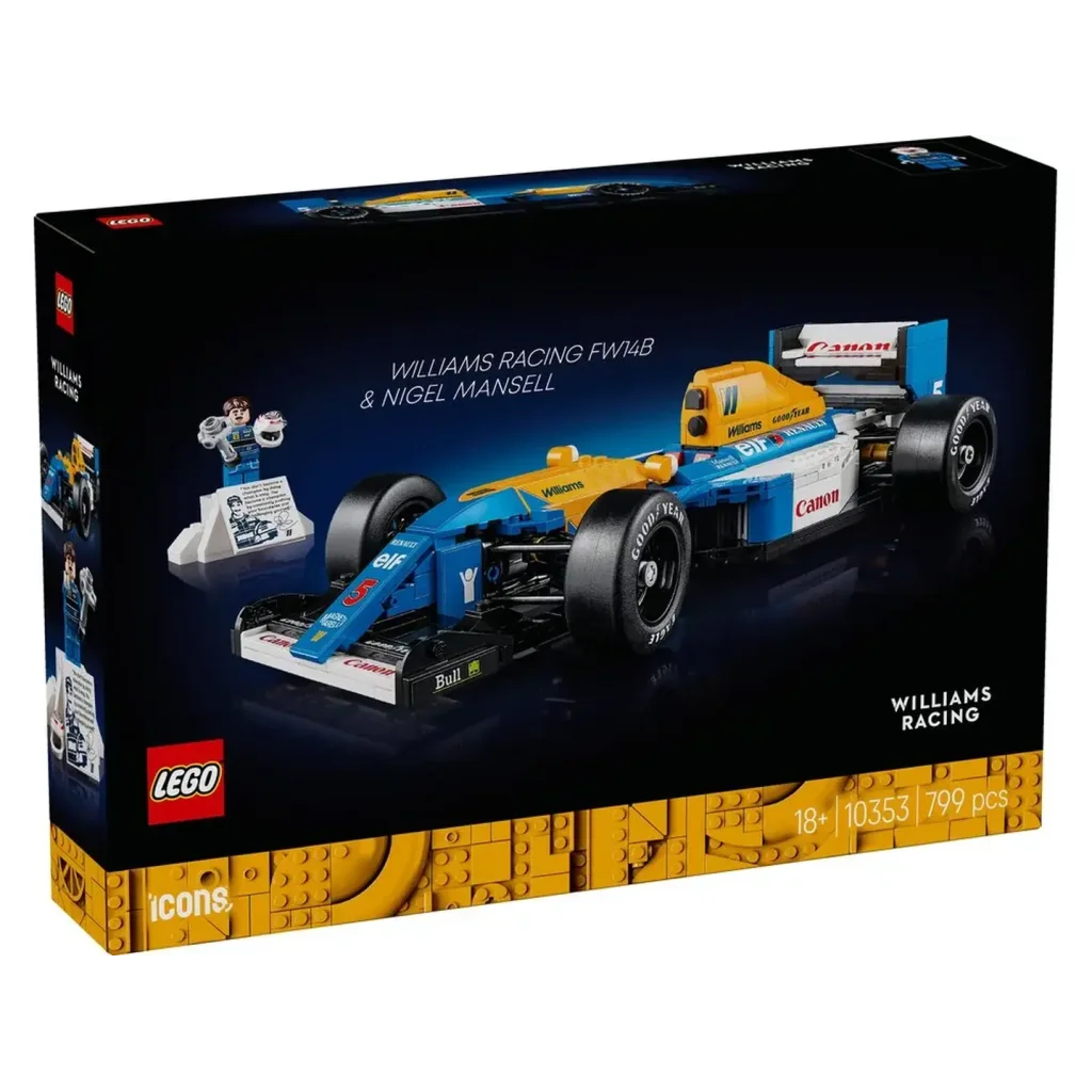 Конструктор LEGO Icons Williams Racing FW14B і Найджел Менселл (10353)