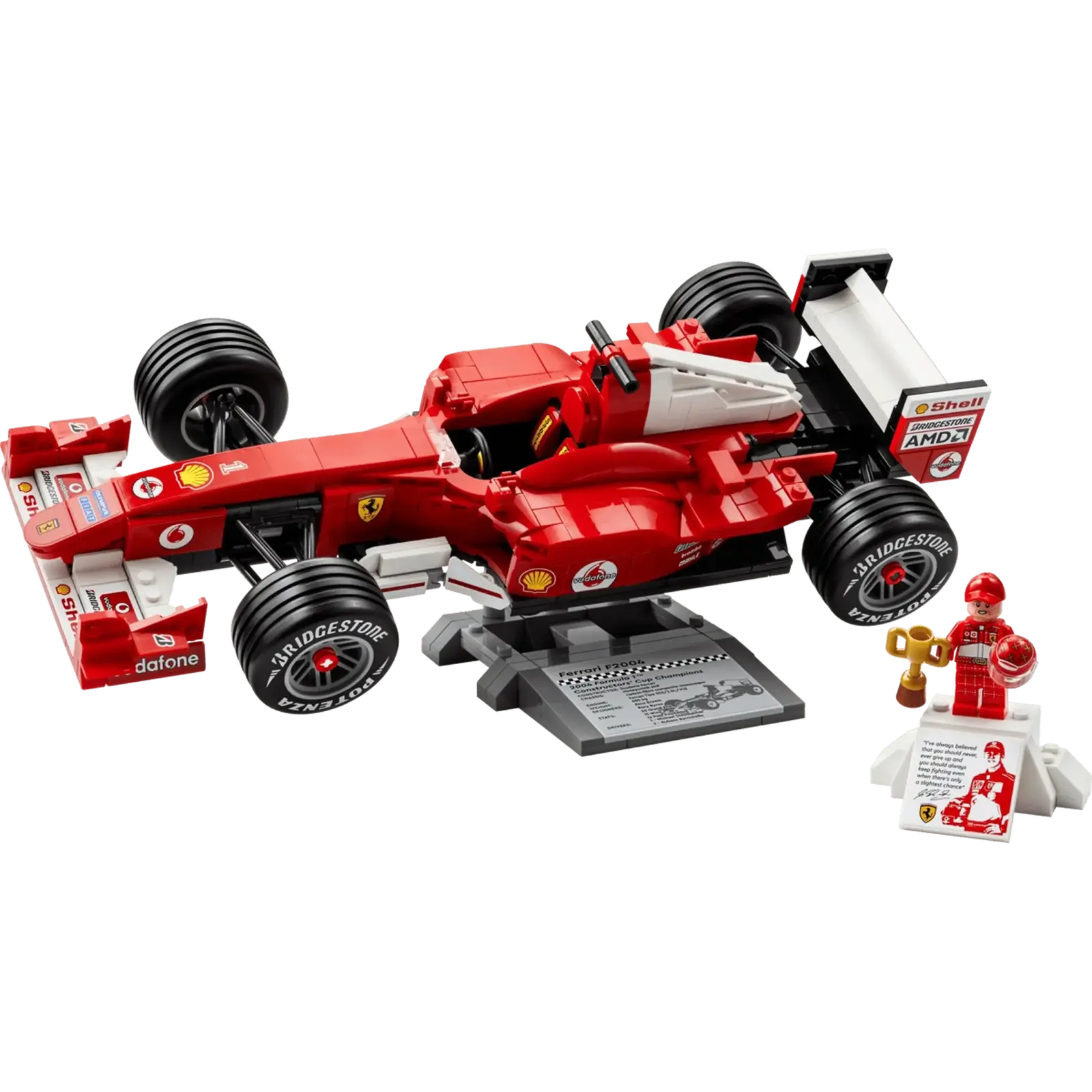 Конструктор LEGO Icons Ferrari F2004 and Michael Schumacher (11375)