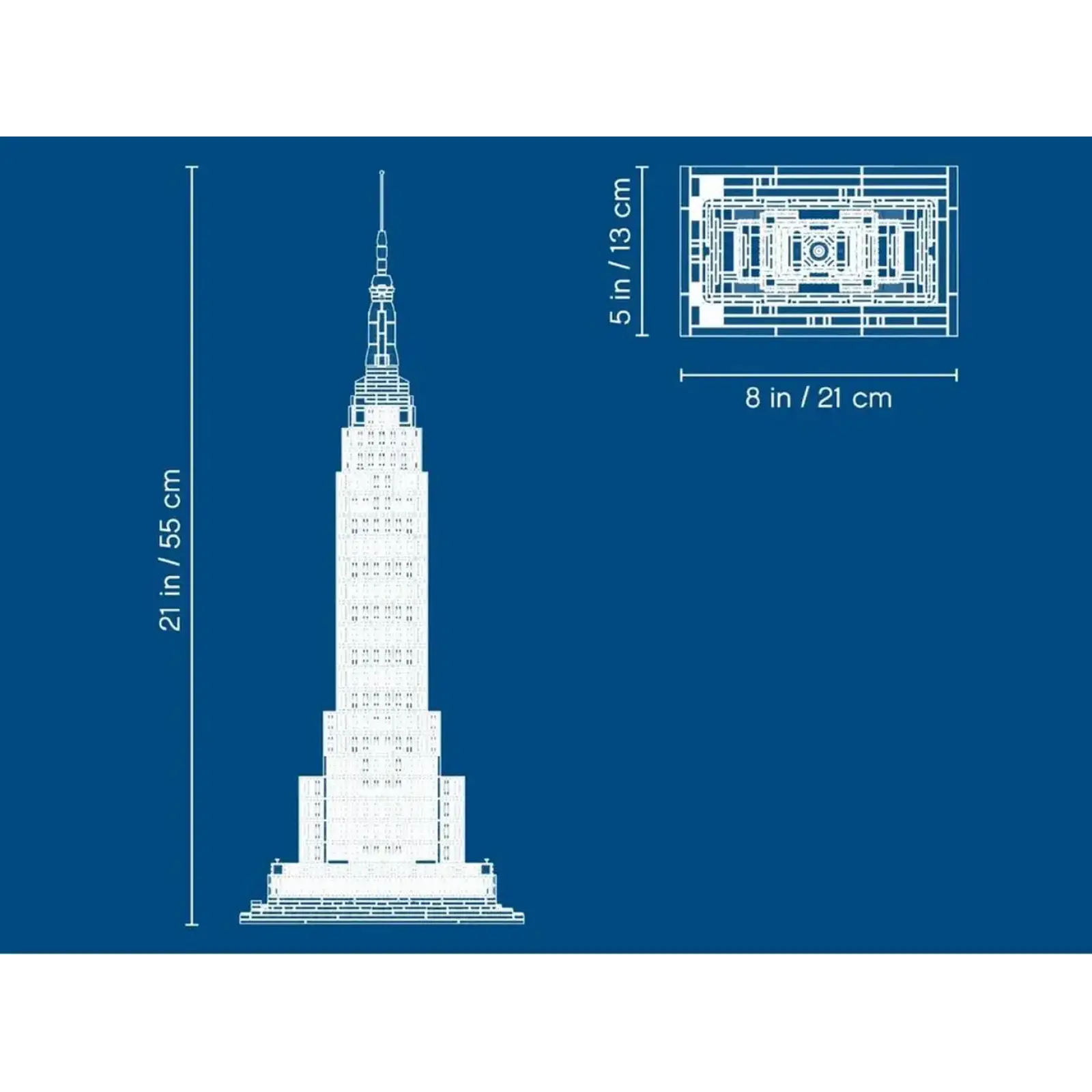 Конструктор LEGO Architecture Емпайр Стейт Білдінг (21046)