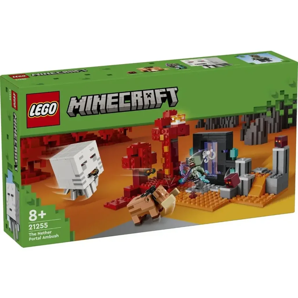 Конструктор LEGO Minecraft Засідка біля порталу в Нижній світ (21255)