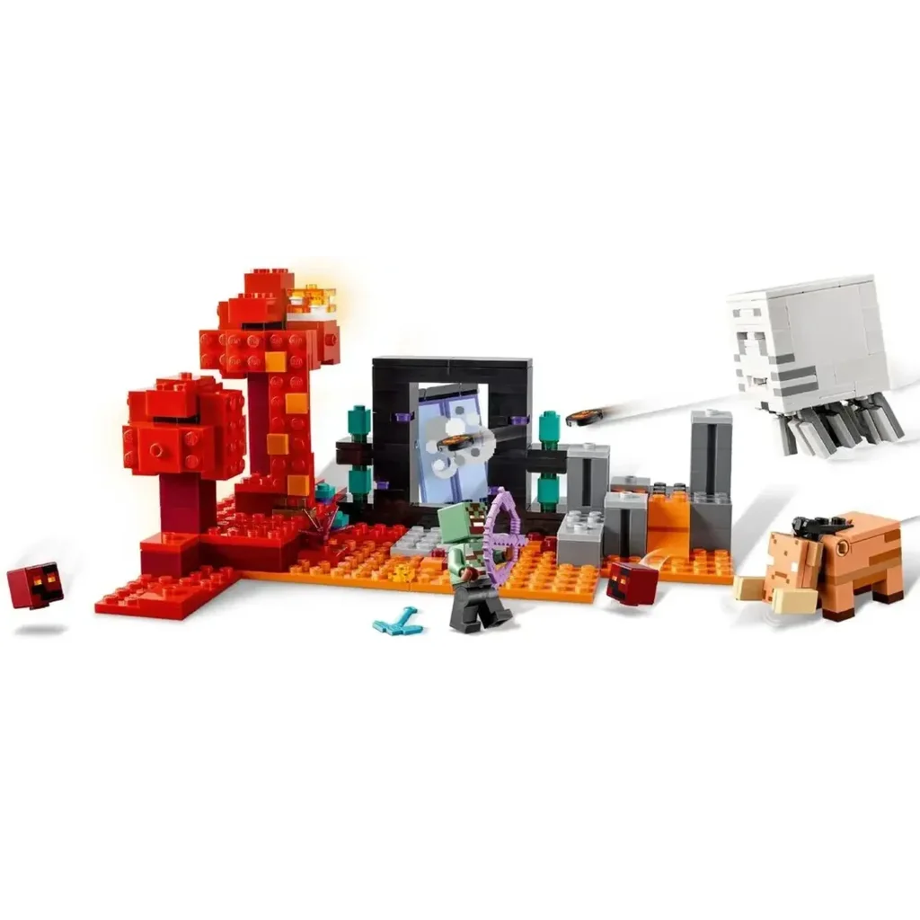 Конструктор LEGO Minecraft Засідка біля порталу в Нижній світ (21255)
