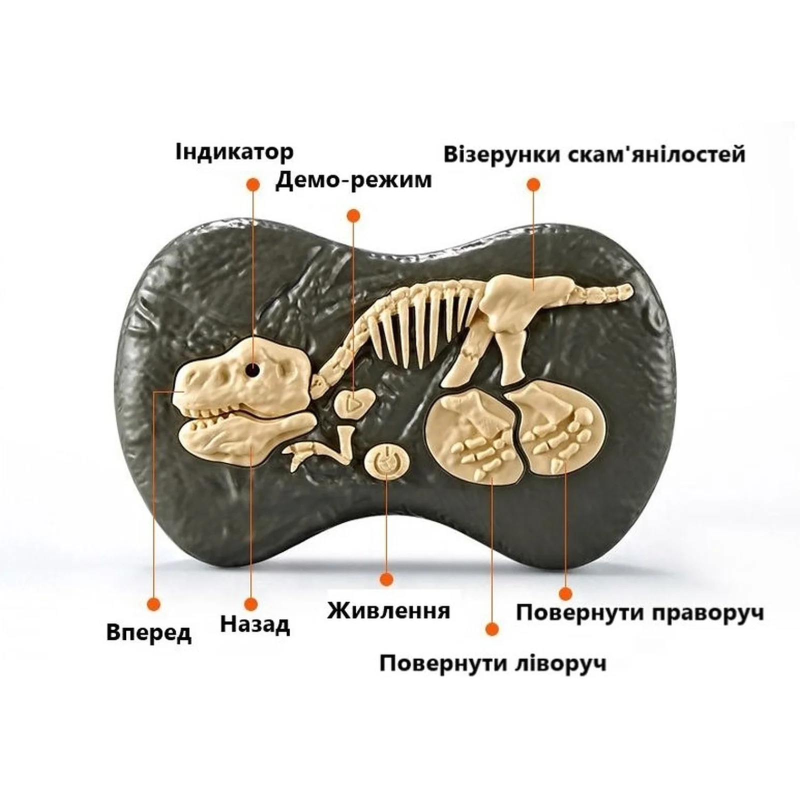 Интерактивный динозавр велоцираптор Bambi 180 на радиоуправлении (6921402972082)