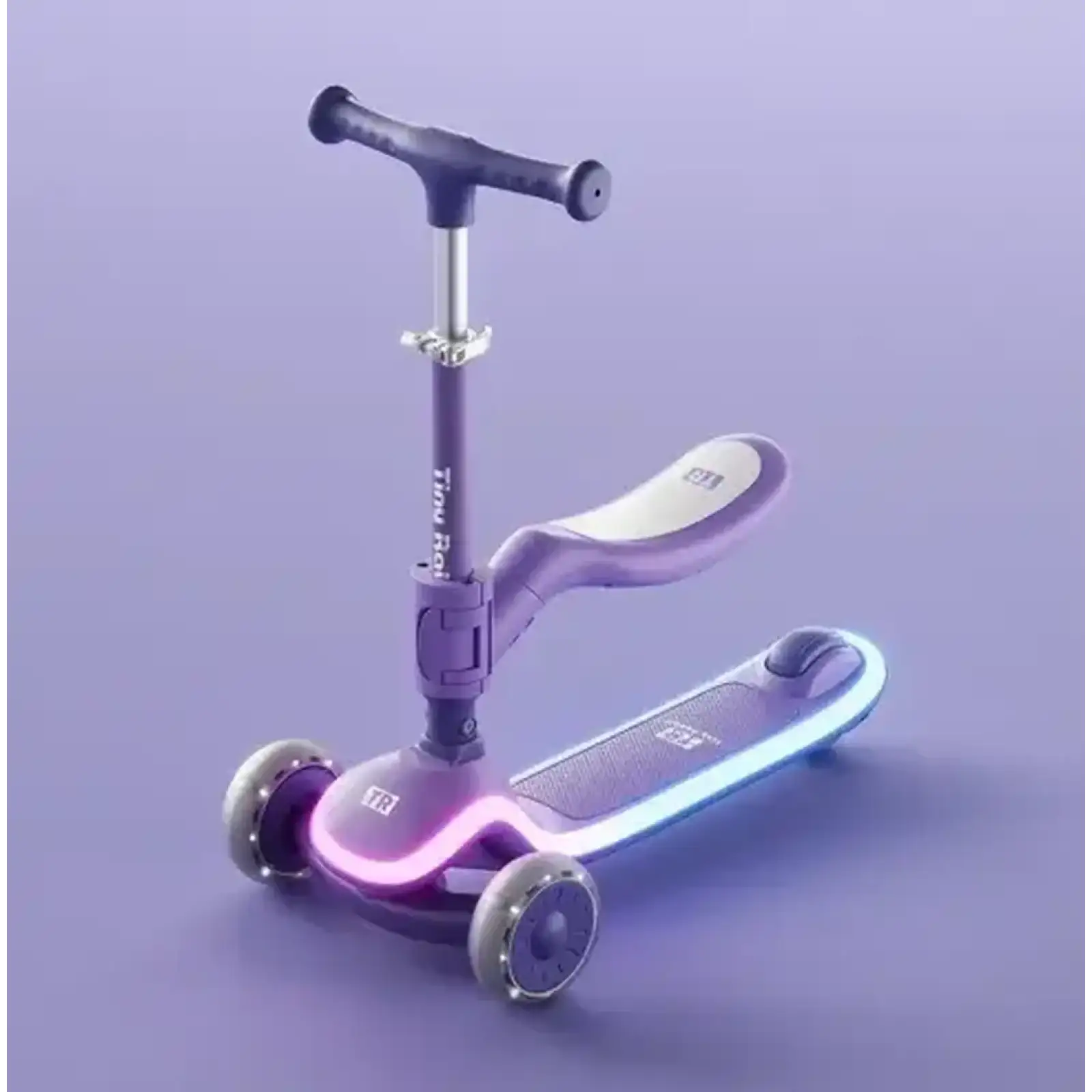 Самокат-біговел Kidilo LED Lights Purple (6928270766249)