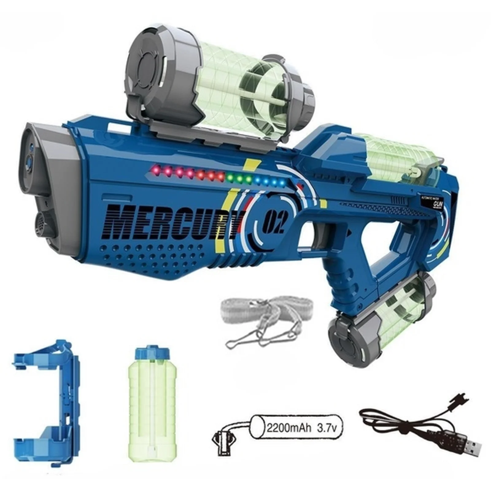 Водяний бластер з автоматичним підкачуванням води Smart baby M2 (6948679457852)