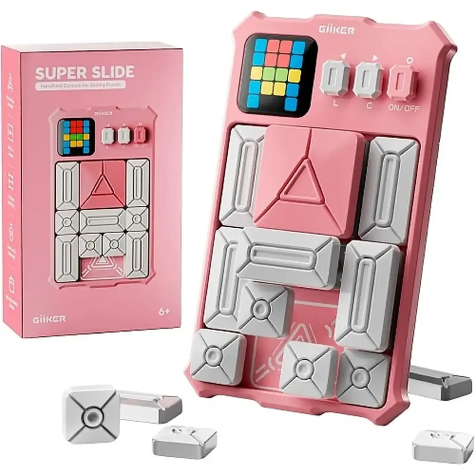 Головоломка Xiaomi GiiKER Super Slide Pink (JKHRD002, 6971421890256)