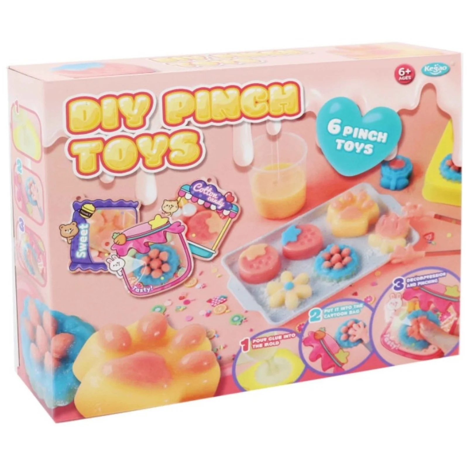 Набір для творчості KeGao KeGao Створення сквішів Таба лапка (708С)