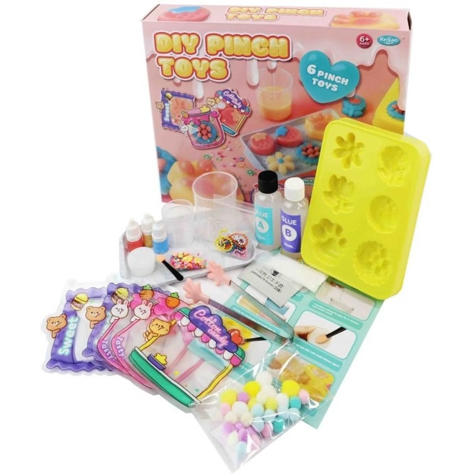 Набір для творчості KeGao KeGao Створення сквішів Таба лапка (708С)