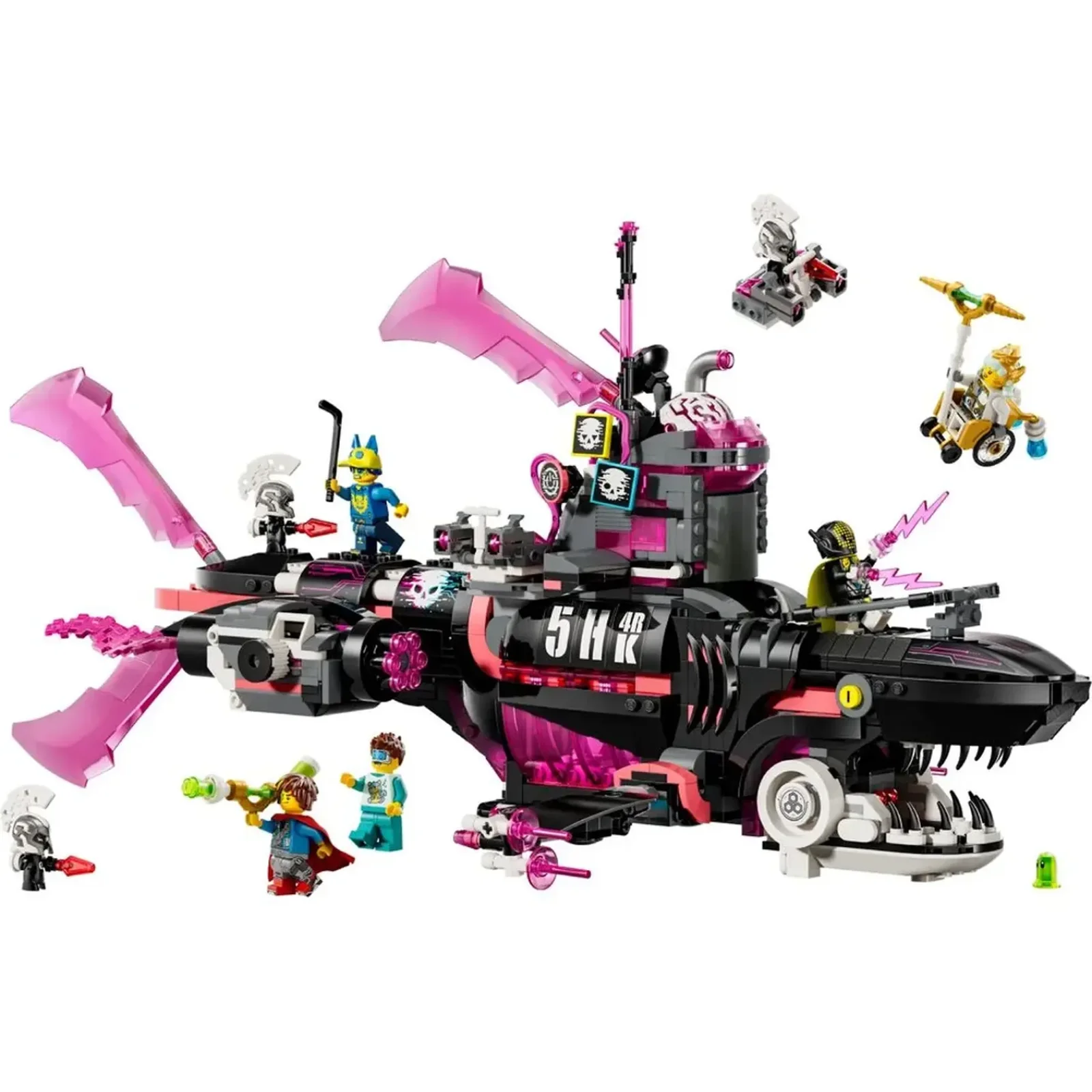 Конструктор LEGO Dreamzzz Страхітливий підводний човен «Акула» (71500)