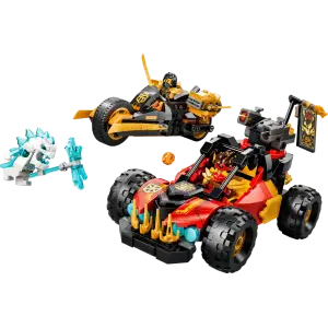 Конструктор LEGO NINJAGO Комбинированные транспортные средства Кая и Коула (71864)