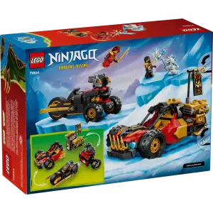 Конструктор LEGO NINJAGO Комбинированные транспортные средства Кая и Коула (71864)