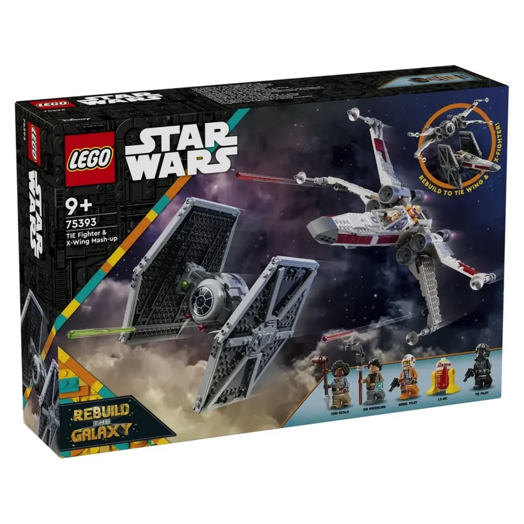 Конструктор LEGO Star Wars Збірний пакет «Винищувач TIE і Корабель X-wing» (75393)