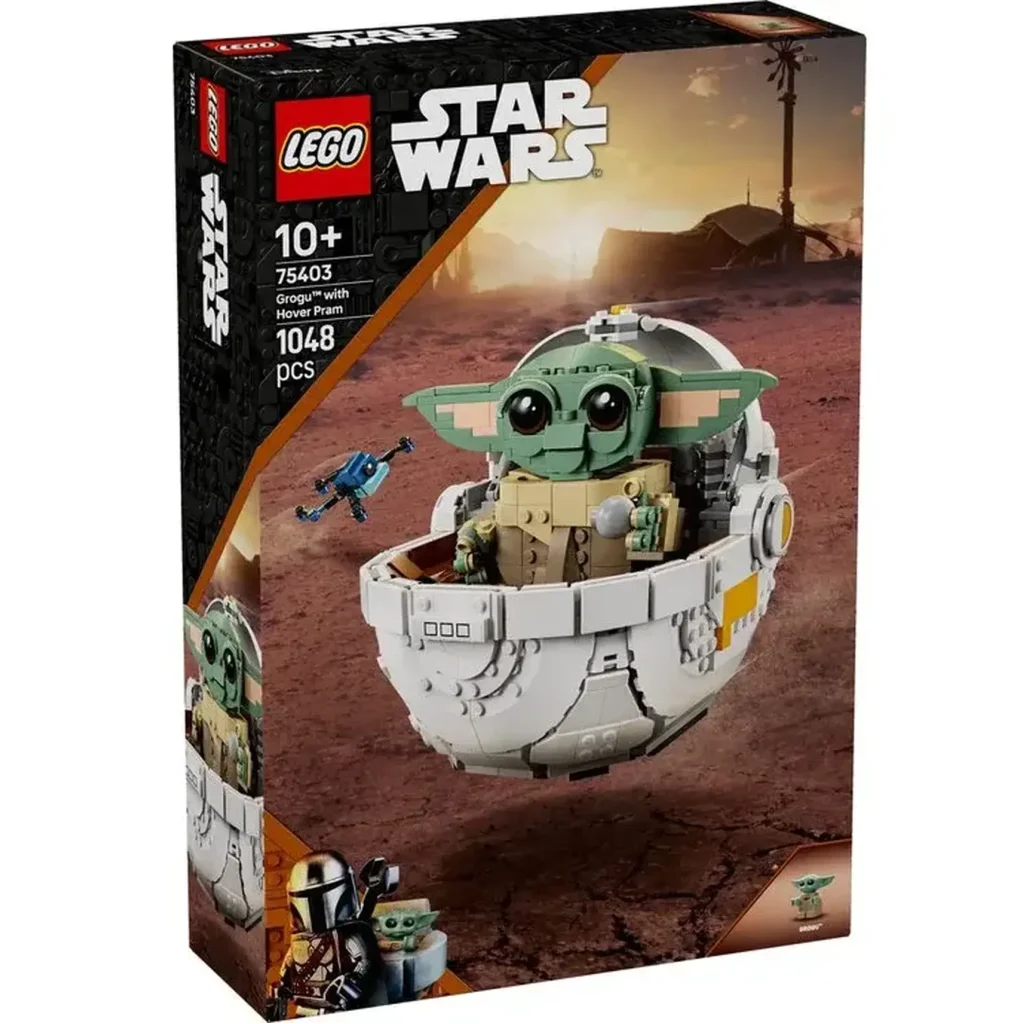 Конструктор LEGO Star Wars Ґроґу в повітряній колисці 1048 деталей (75403)