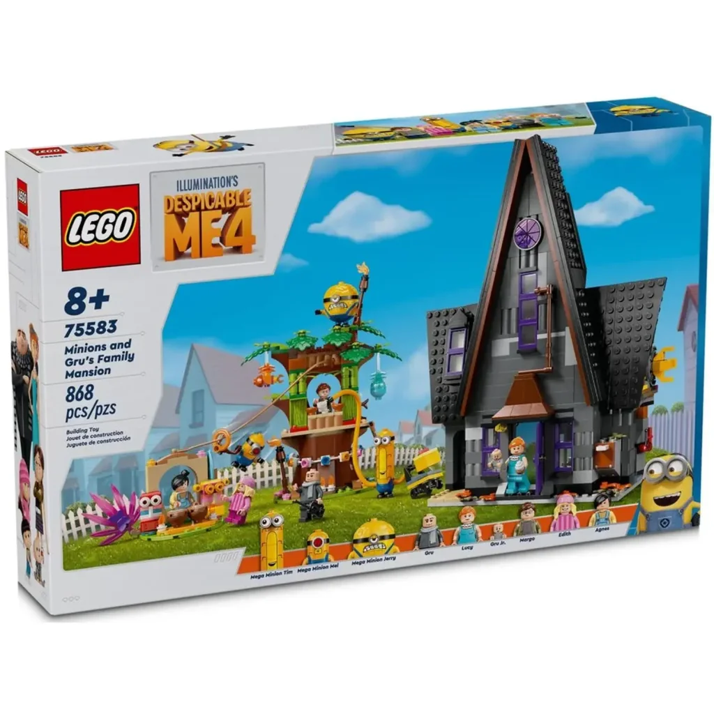 Конструктор LEGO Нікчемний я 4 Родинний маєток Гру й посіпак (75583)