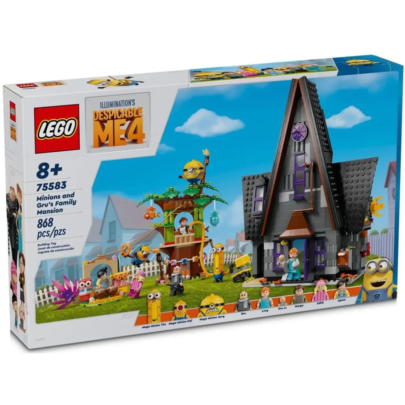 Конструктор LEGO Ничтожный я 4 Семейный особняк Гру и миньоны (75583)