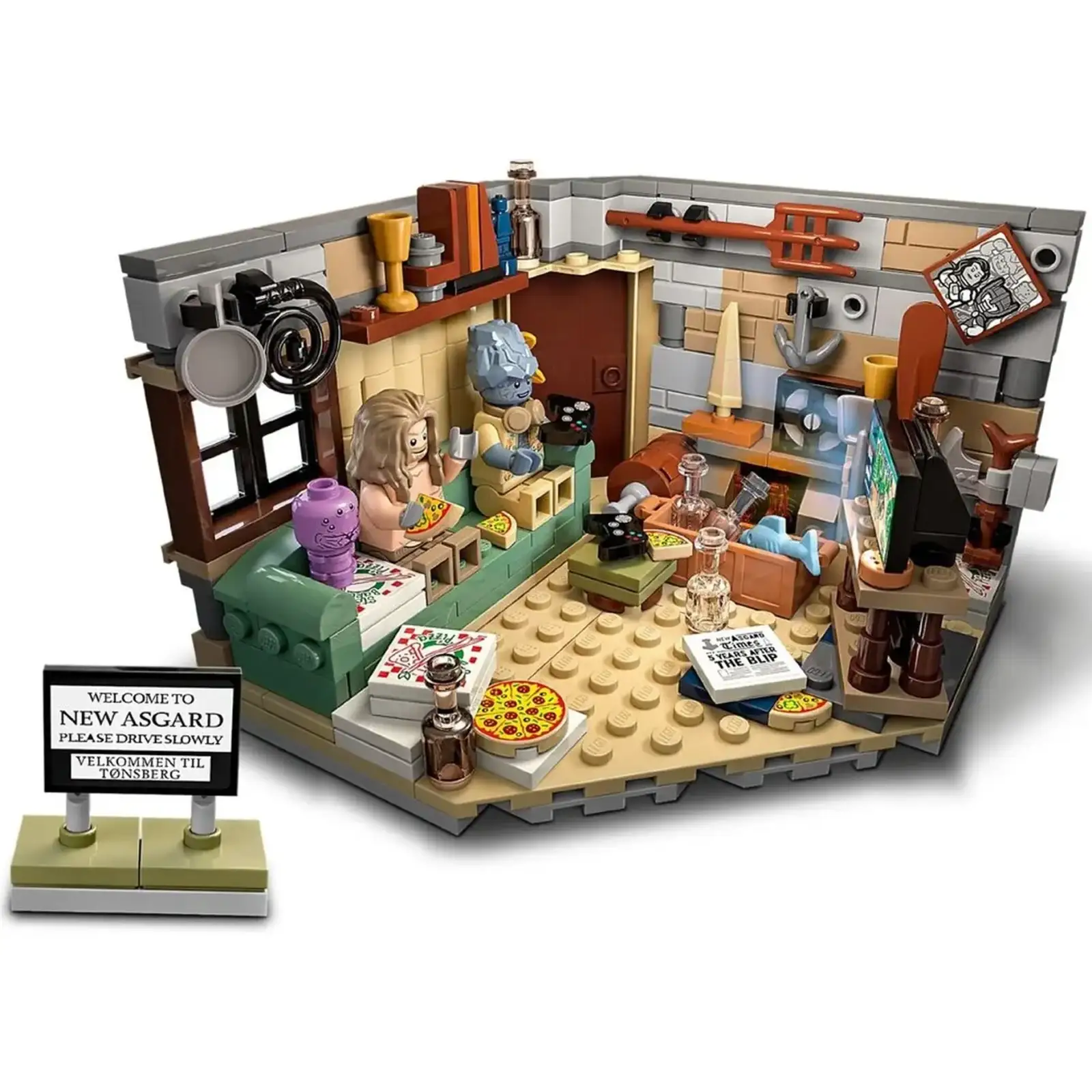 Конструктор LEGO Marvel Новый Асгард Бро Тора (76200)