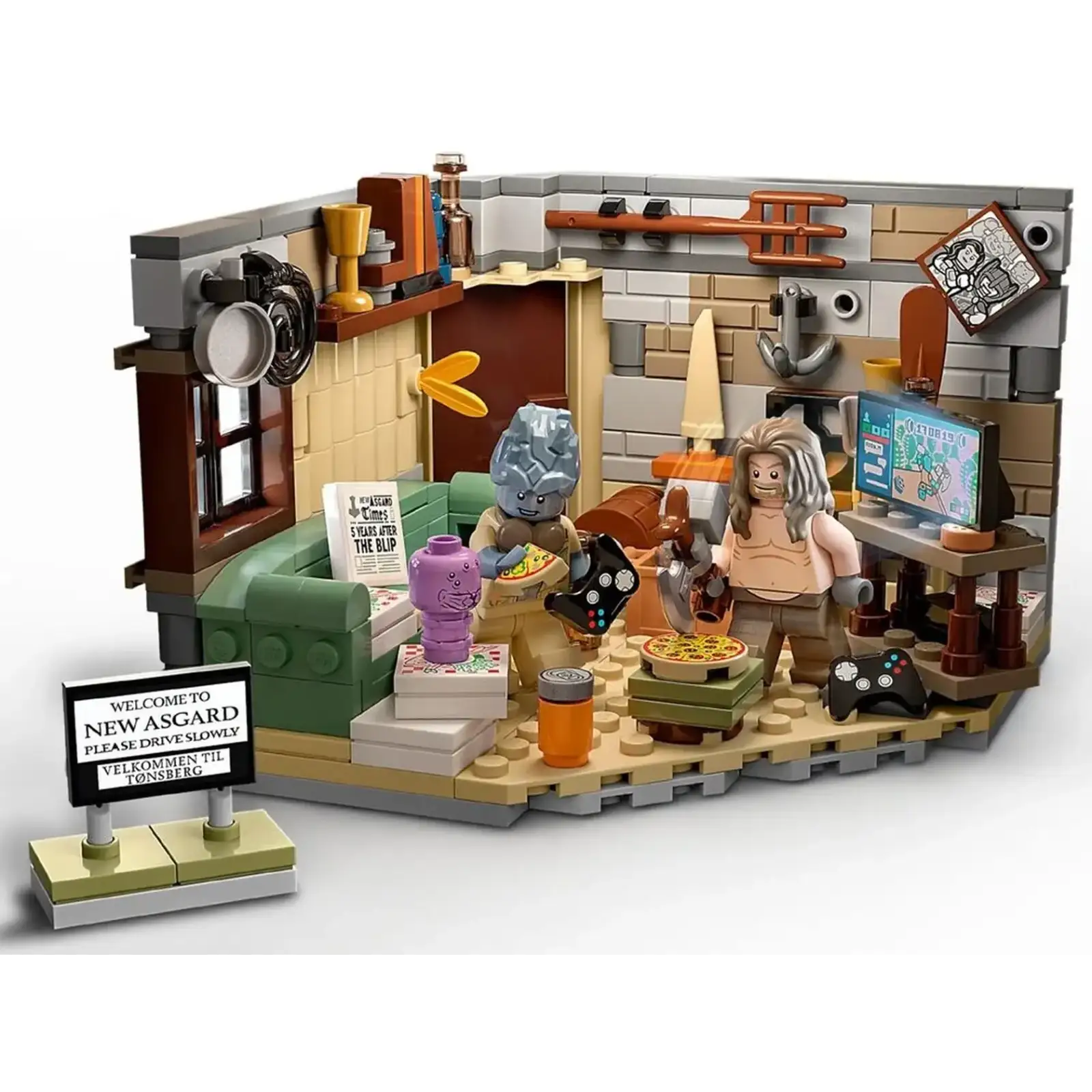 Конструктор LEGO Marvel Новый Асгард Бро Тора (76200)