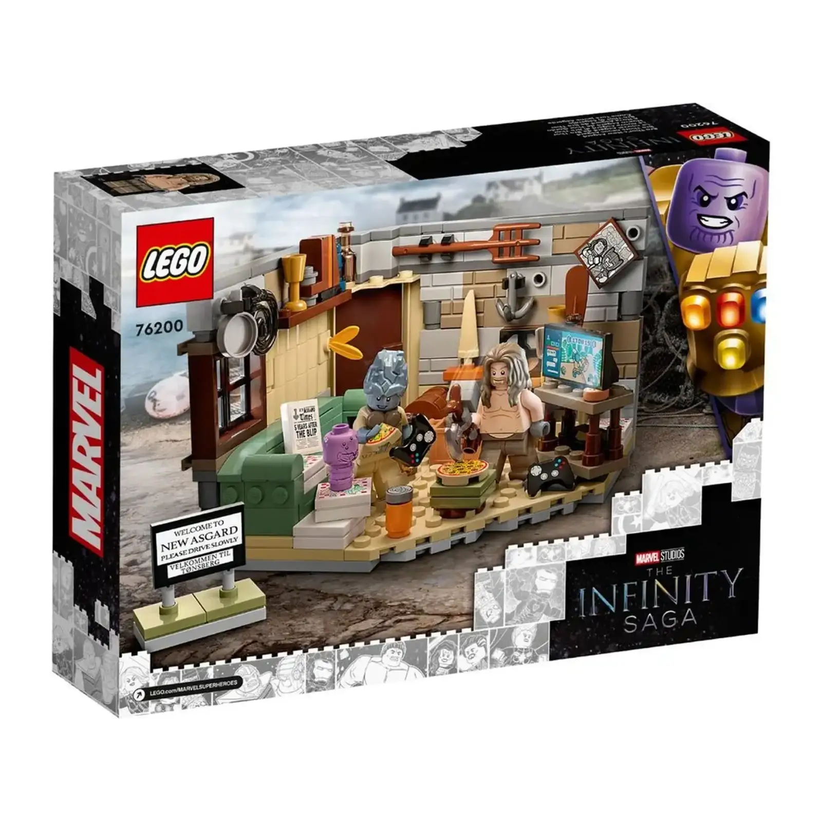 Конструктор LEGO Marvel Новый Асгард Бро Тора (76200)