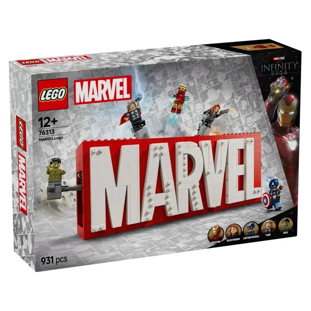 Конструктор LEGO Super Heroes Логотип и минифигурки MARVEL (76313)