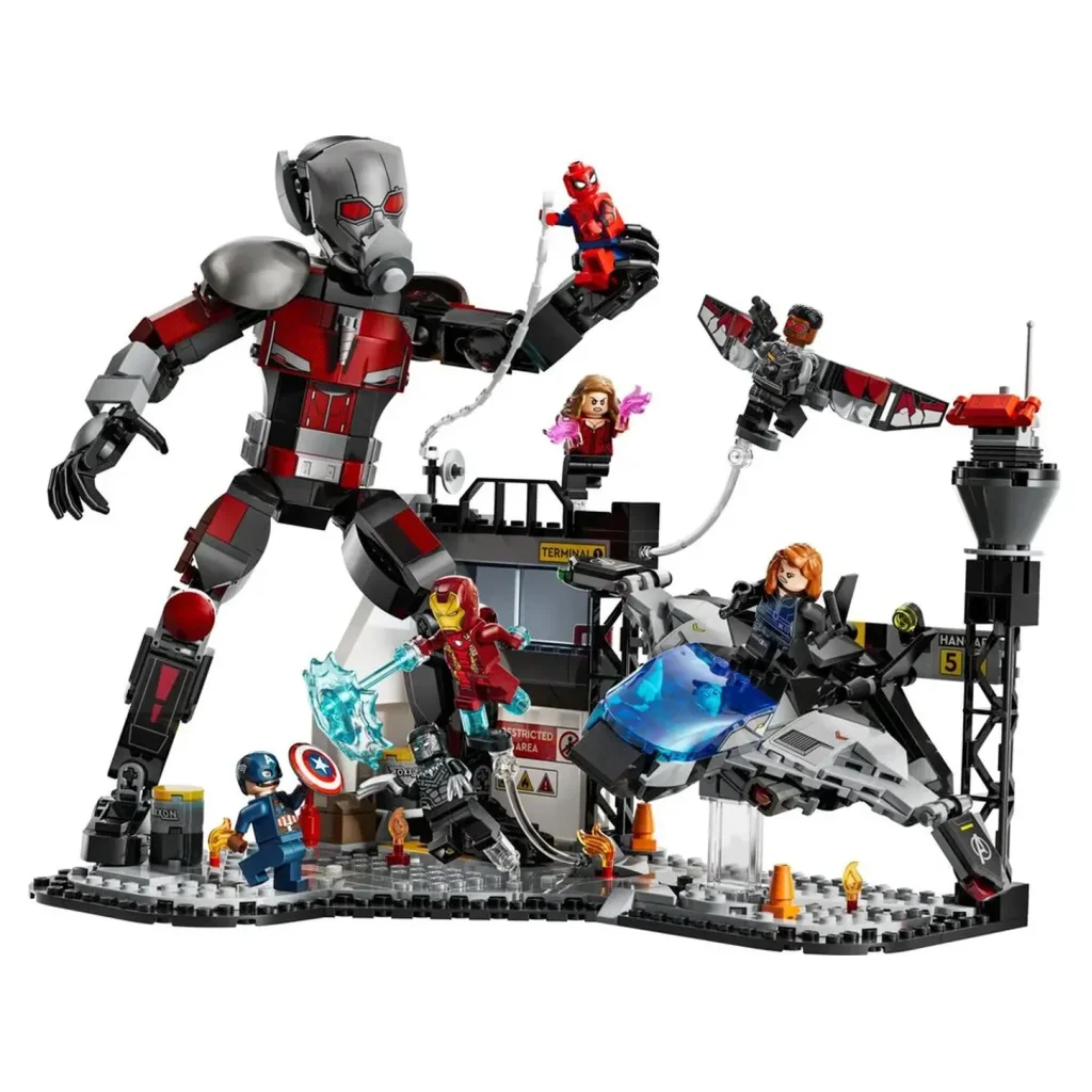 Конструктор LEGO Super Heroes Перший месник: Протистояння Пригодницька битва 736 деталей (76314)