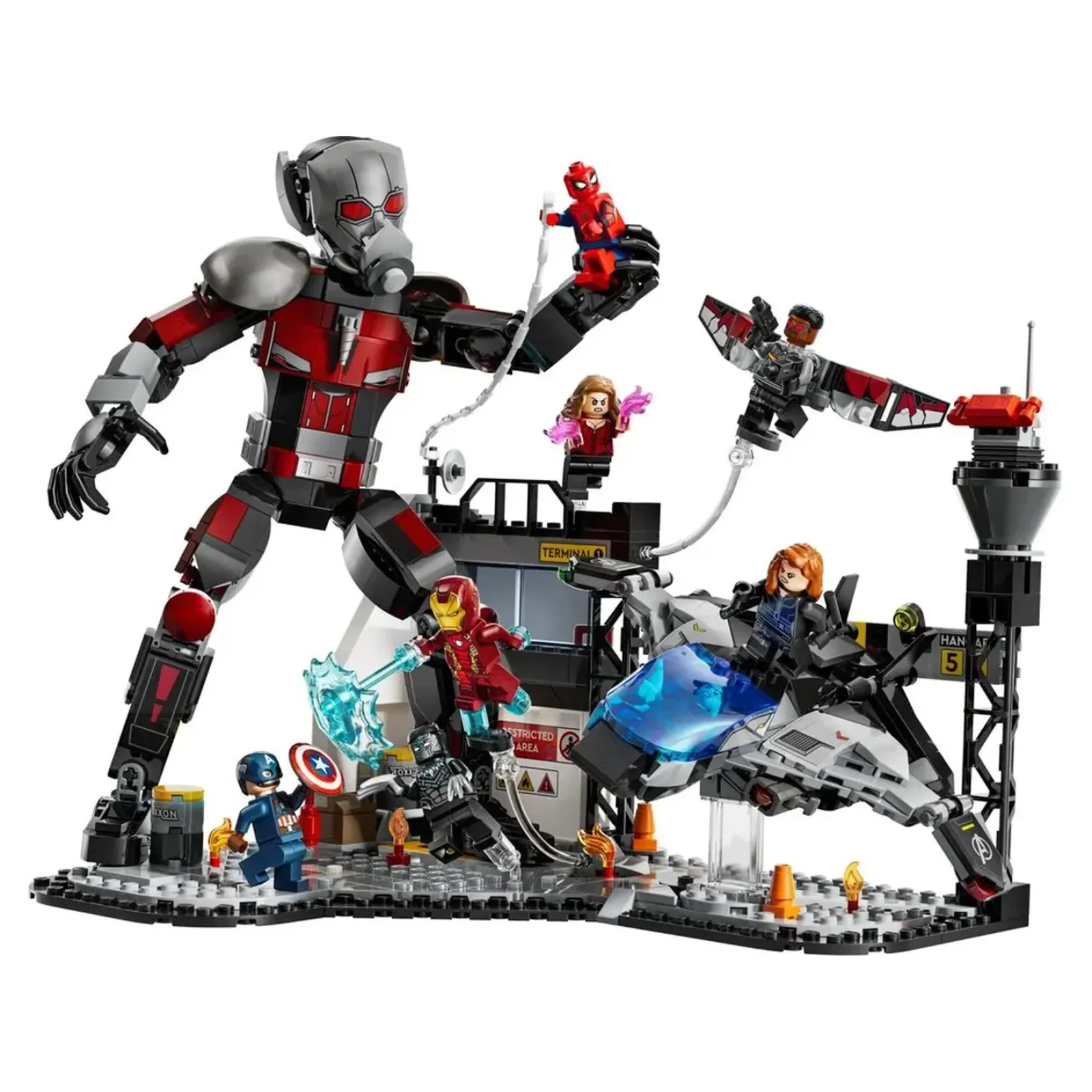Конструктор LEGO Super Heroes Первый мститель: Противостояние Приключенческая битва 736 деталей (76314)