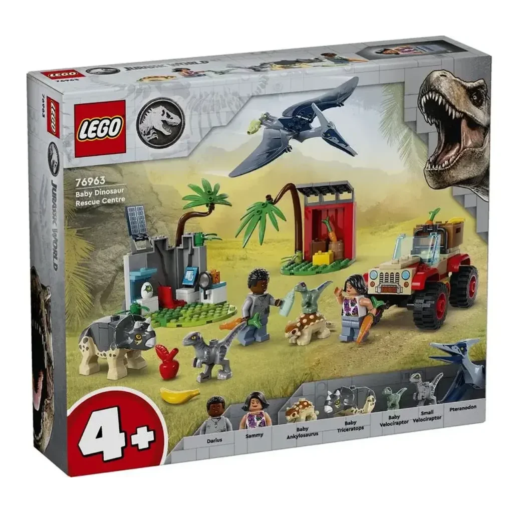 Конструктор LEGO Jurassic World Центр спасения малышей динозавров (76963)
