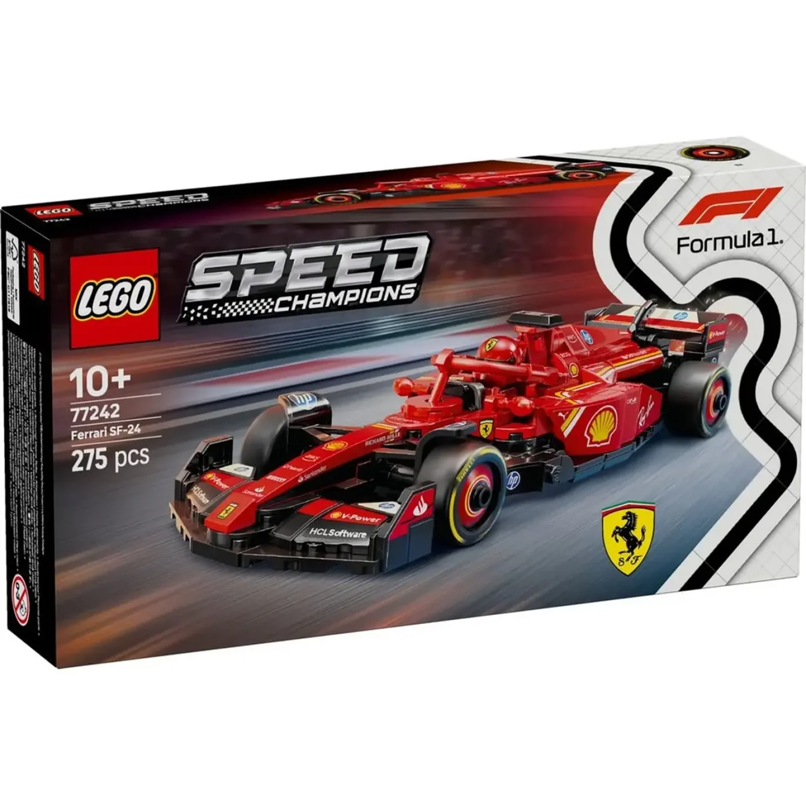 Конструктор LEGO Speed Champions Автомобиль для гонки F1 Ferrari SF-24 (77242)