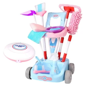 Игровой набор для уборки с роботом пылесосом Bambi 5548