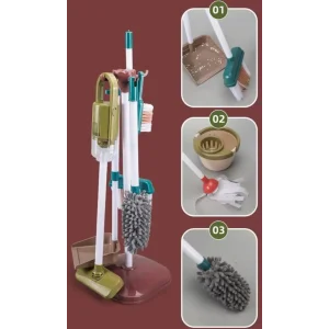 Игровой набор для уборки Bambi 667-66 с пылесосом