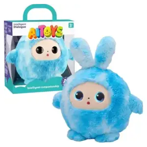 Інтерактивна м’яка іграшка Smart Baby AI TOYS Зайченя Blue (001012782700)