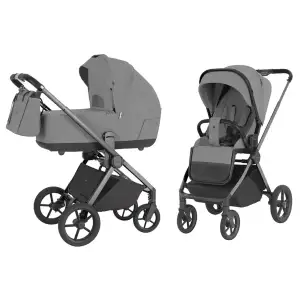 Коляска універсальна CARRELLO Ultra CRL-6527 2в1 Silk Grey