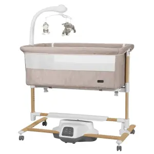 Дитяче ліжечко-гойдалка CARRELLO Bloom CRL-10304 Silk Beige Wooden